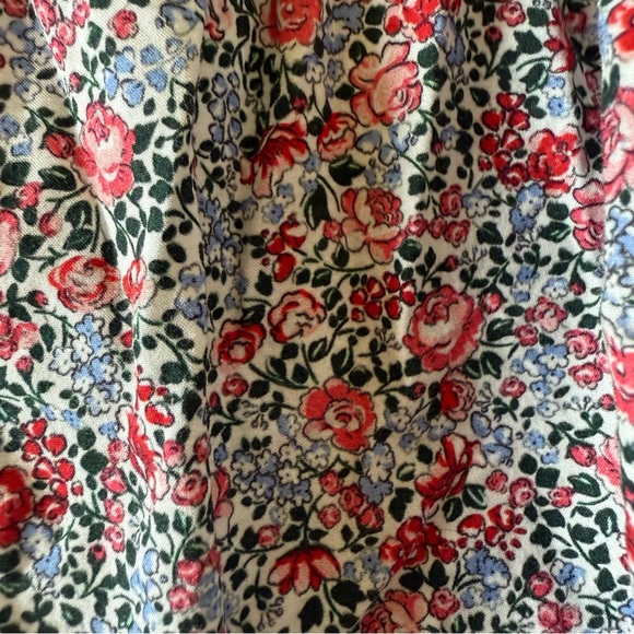 Doen Frances Short Sleeve Square Neck Floral Top xsmall - Picture 10 of 11